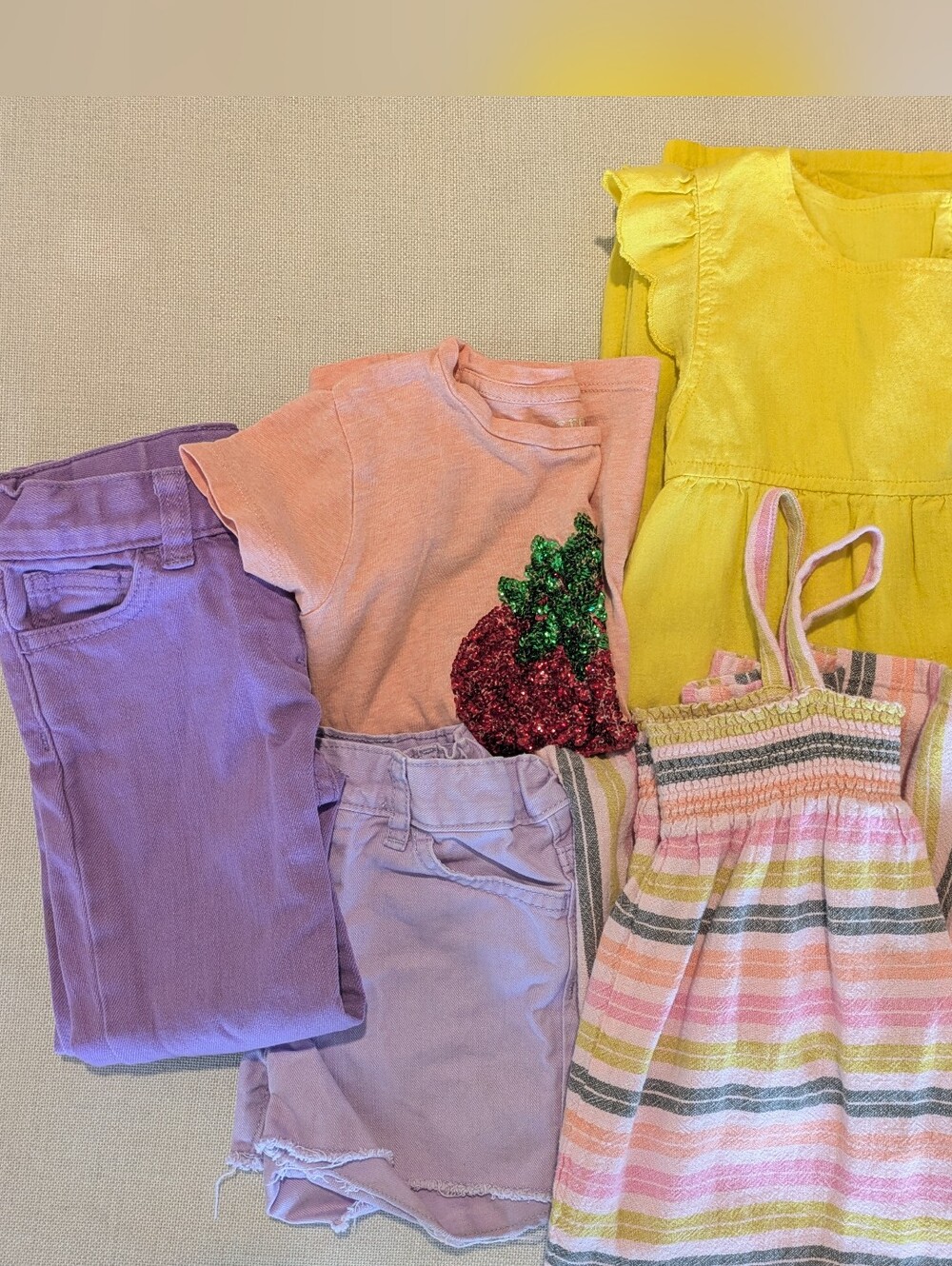 Girls XS 4/5 Clothes 5 Piece Bundle - Crewcuts, Old Navy, GAP